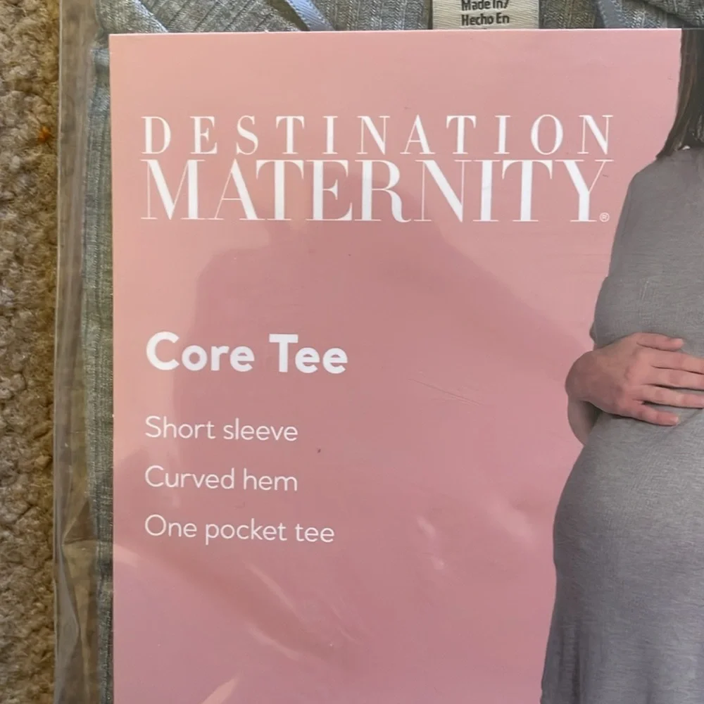 Destination Maternity Core Tee - Size Large - Picture 3 of 7